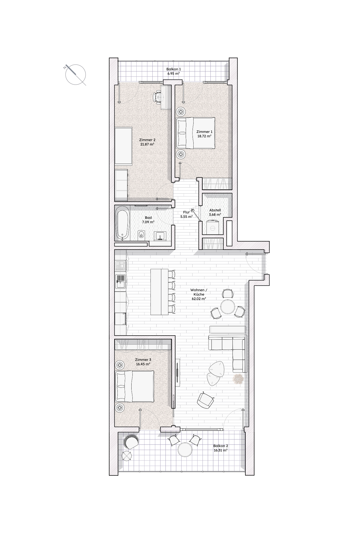 4 Room Floor Plan