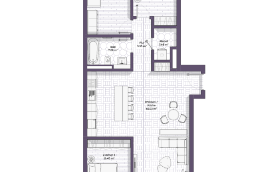 minimal floor plan sample