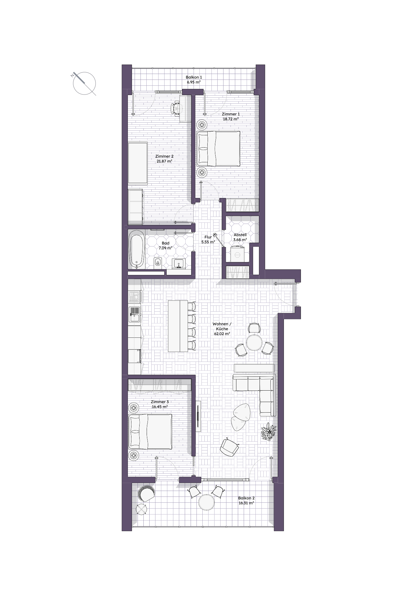 minimal floor plan sample